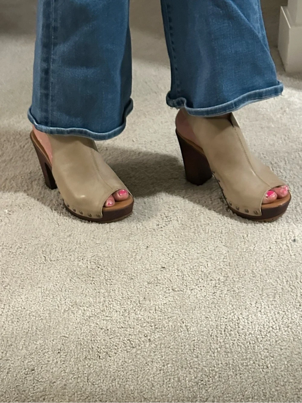 Platform Clog Sandals with Buckle from Korks